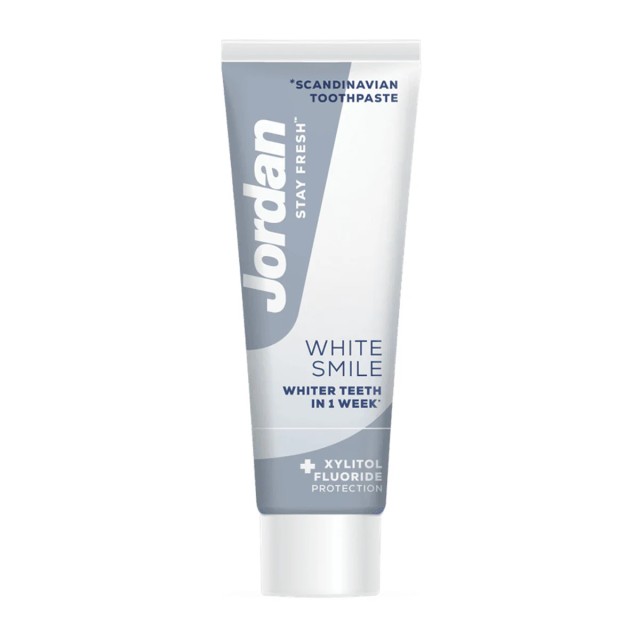 Jordan White Smile Xylitol & Fluoride Protection Toothpaste Λευκαντ...