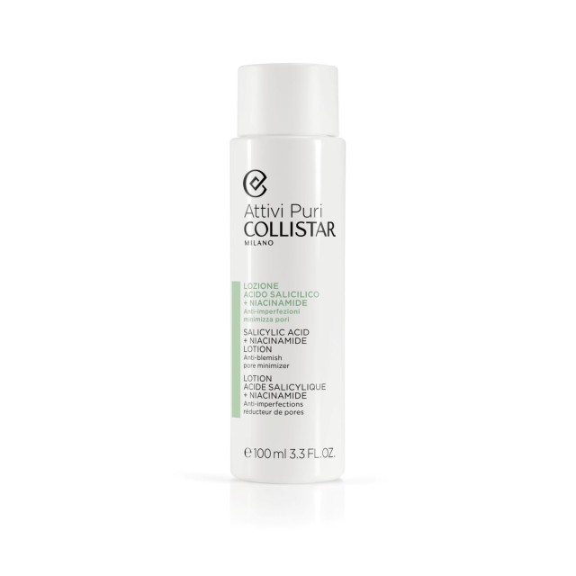 Collistar Attivi Puri Salicylic Acid + Niacinamide Lotion Λοσιόν Κατά Των Ατελειών Με Σαλικυλικό Οξύ & Νιασιναμίδη, 100ml