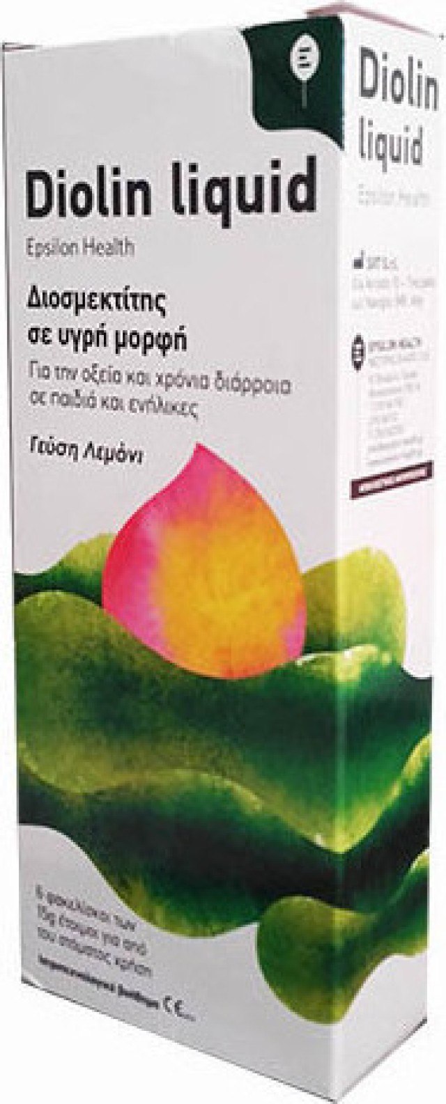 Epsilon Health Diolin Liquid Διοσμεκτίτης 6 Φακελίσκοι x 15ml