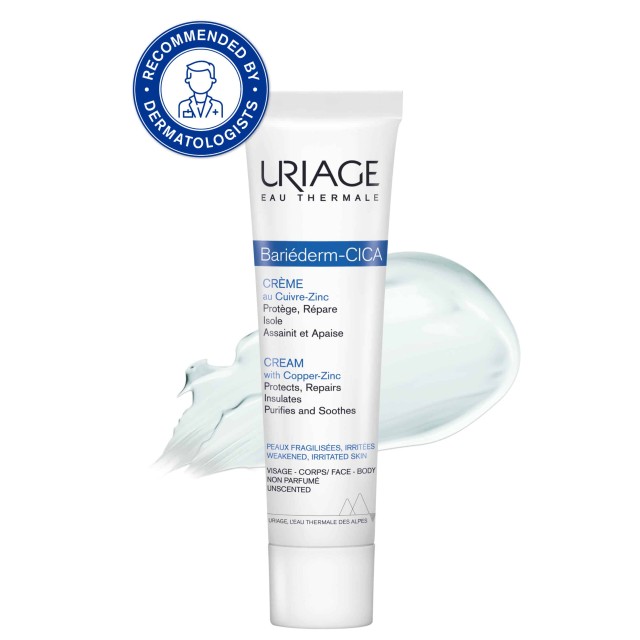 Uriage Bariederm Repairing Cica Cream Κρέμα Ανάπλασης για το Ερεθισμένο Δέρμα, 40ml