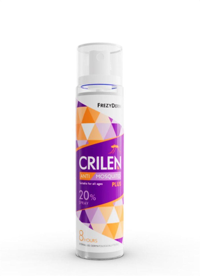Frezyderm Crilen Anti Mosquito Plus 20% Άοσμο Εντομοαπωθητικό Σπρέι, 100ml