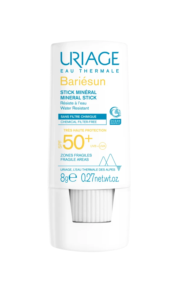 Uriage Bariésun Mineral Stick SPF50+ Αντιηλιακό Στίκ Υψηλής Προστασίας 8gr