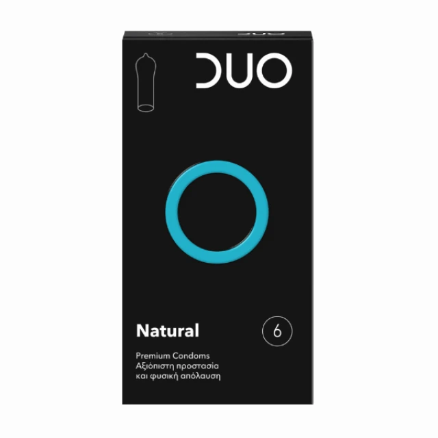 Duo Natural Condoms, 6pcs