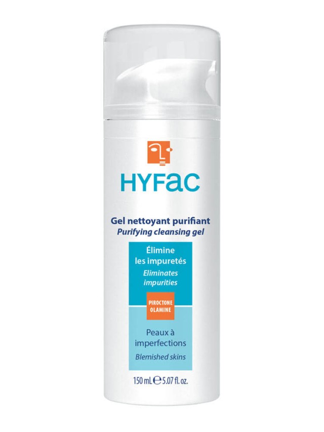 Hyfac Gel Nettoyant Gel Καθαρισμού για Λιπαρές Επιδερμίδες, 150ml