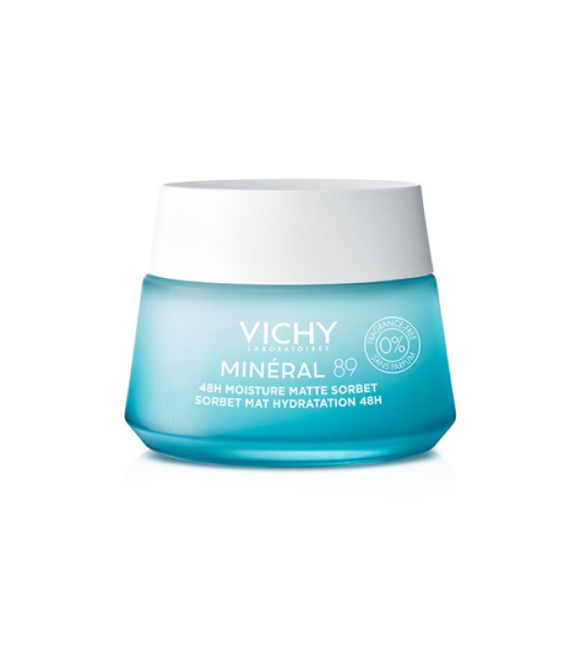 Vichy Mineral 89 Κρέμα Gel Ενυδάτωσης 48Ω για τη Λιπαρή Επιδερμίδα,...