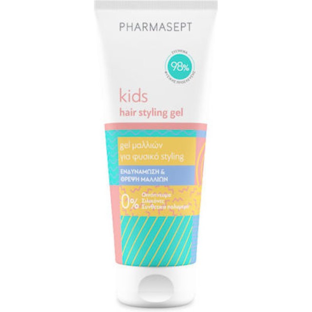 Pharmasept Kids Hair Styling Gel Τζελ Μαλλιών για Δυνατό Κράτημα, 100ml