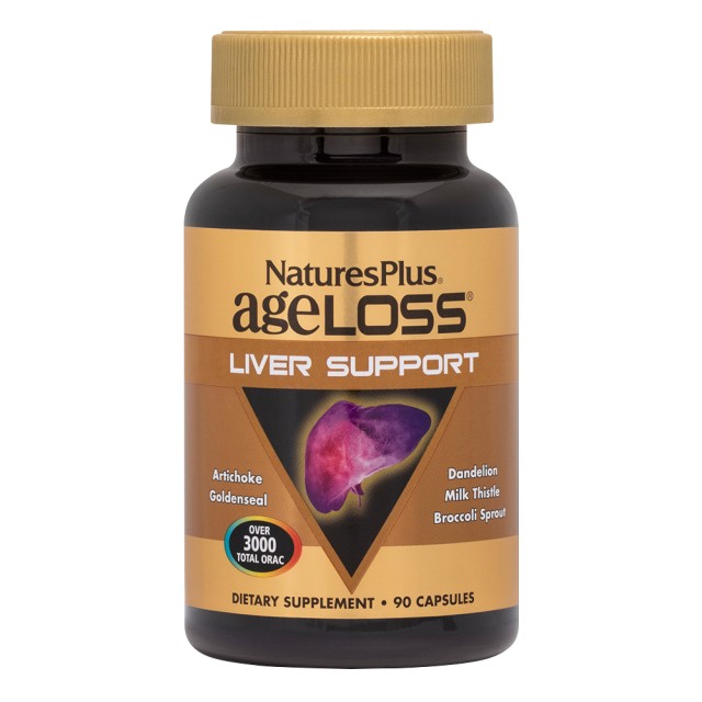 Natures Plus Ageloss Liver Support Προστασία Ήπατος, 90 ταμπλέτες