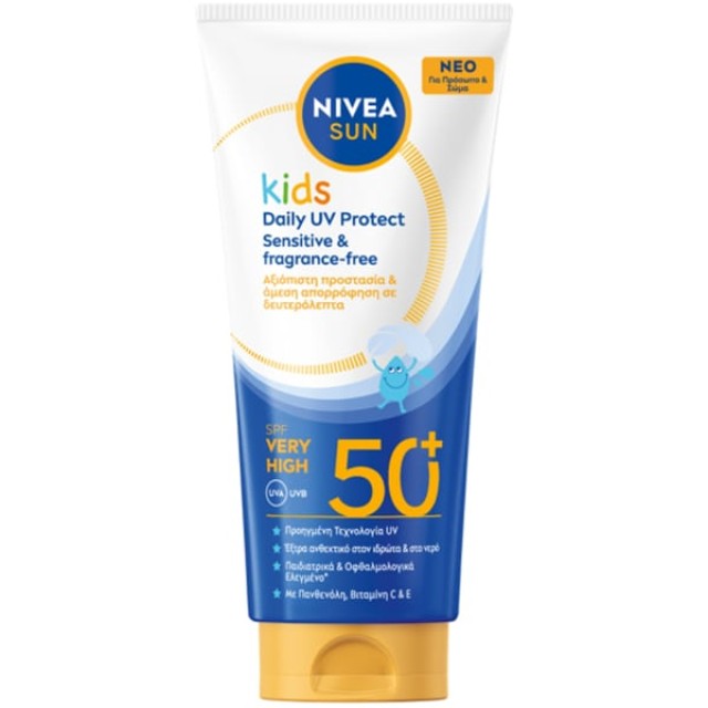 Nivea Sun Kids Daily UV Protect SPF50+ Παιδικό Αντηλιακό, 100ml
