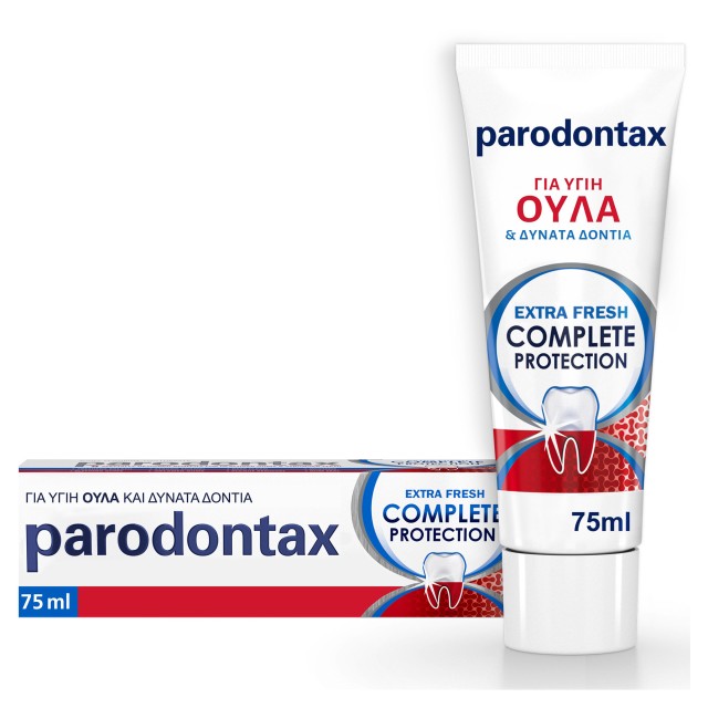 Parodontax Complete Protection Extra Fresh Οδοντόκρεμα Για Ούλα Που Αιμορραγούν, 75ml