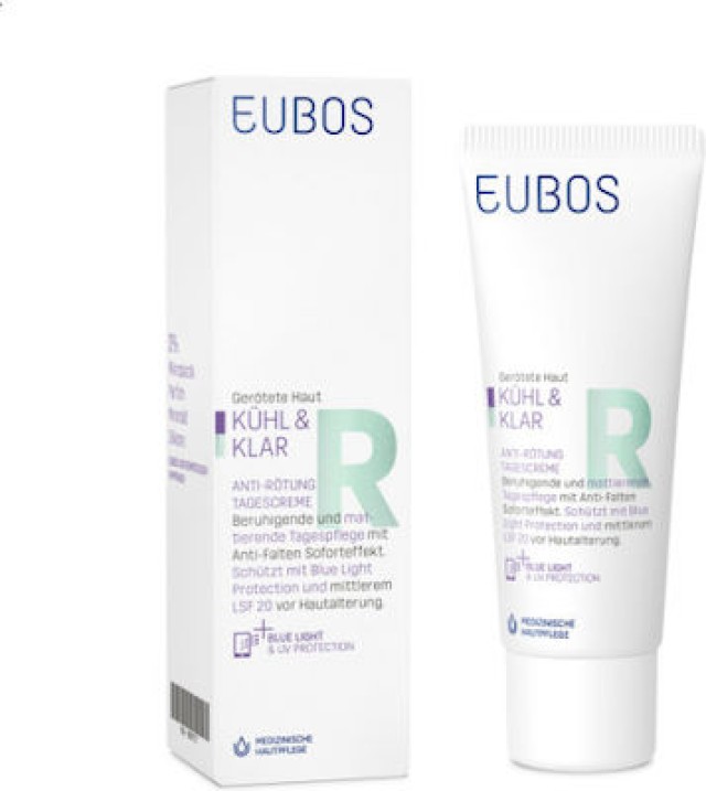 Eubos Cool & Calm Redness Relieving Day Cream Καταπραϋντική Κρέμα Ημέρας για Δέρμα με Ερυθρότητα SPF20, 40ml