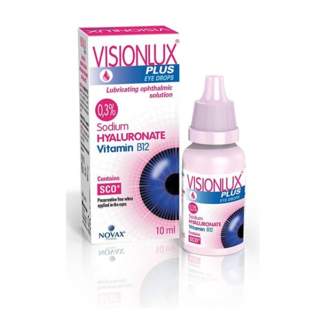 Visionlux 0,3% Eye drops  Οφθαλμικό Διάλυμα με Υαλουρονικό Νάτριο σε Σταγόνες, 10ml