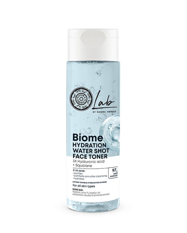 Natura Siberica Lab Biome Hydration Water Shot Face Toner Τονωτική Λοσιόν Προσώπου, 200ml