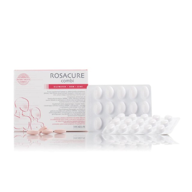 Synchroline Rosacure Combi Συμπλήρωμα Διατροφής για την Φυσιολογική Κατάσταση του Δέρματος, 30 Δισκία