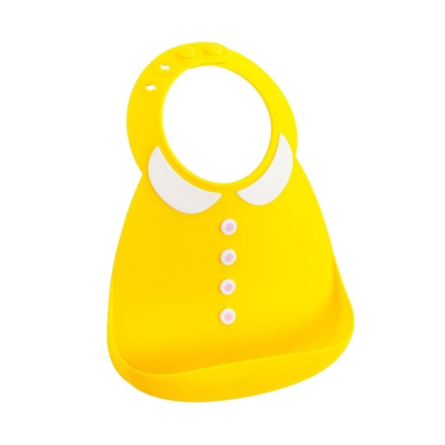 MakeMyDay Baby Bib Peter Pan Collar Σαλιάρα Σιλικόνης, 1 τμχ