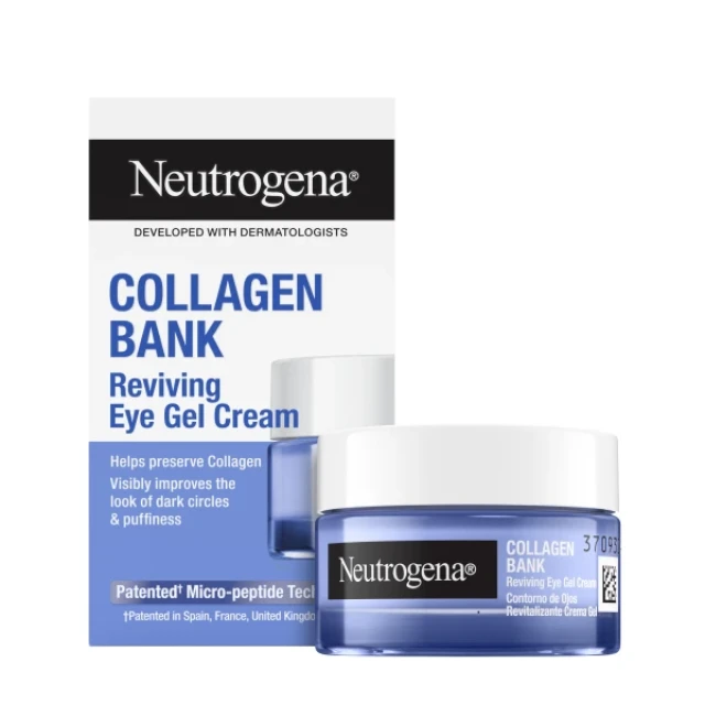 Neutrogena Collagen Bank Eye Gel Cream with Niacinamide for Black...