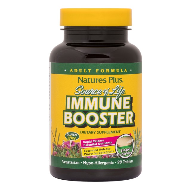 Natures Plus Sol Adult Immune Booster Πολυβιταμίνη Ενηλίκων, 90 Ταμπλέτες