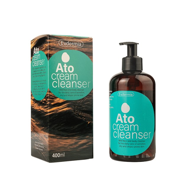 Evdermia Ato Cream Cleanser Καθαριστικό για Ξηρό & Ατοπικό Δέρμα - Πρόσωπο & Σώμα, 400ml