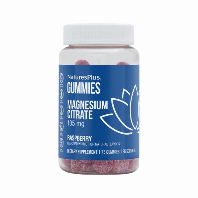 Natures Plus Magnesium Citrate 105mg Συμπλήρωμα με Κιτρικό Μαγνήσιο...
