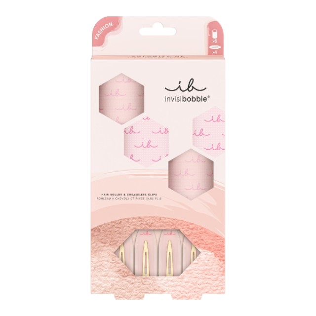 Invisibobble Promo Velcro Rollers Roller Μαλλιών 6τμχ + Creasless Clip Κλιπς 4τμχ