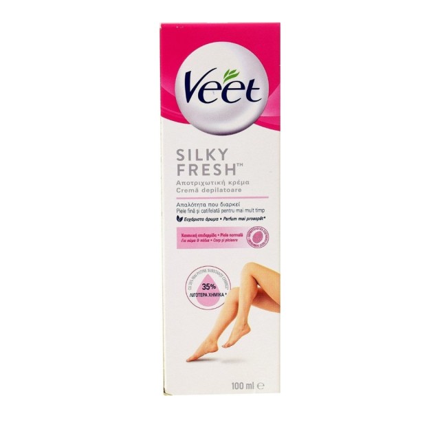 Veet Silky Fresh Κρέμα Αποτρίχωσης Για Κανονικές Επιδερμίδες 100ml