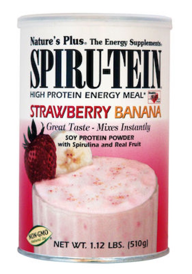 Natures Plus Spiru-Tein Shake Strawberry Banana, 510gr