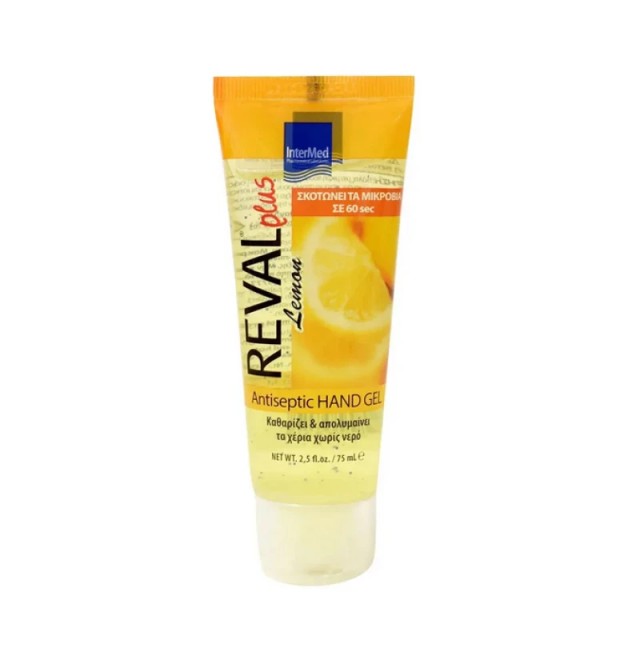 Intermed Reval Plus Αντισηπτικό Gel Χεριών Λεμόνι 75ml