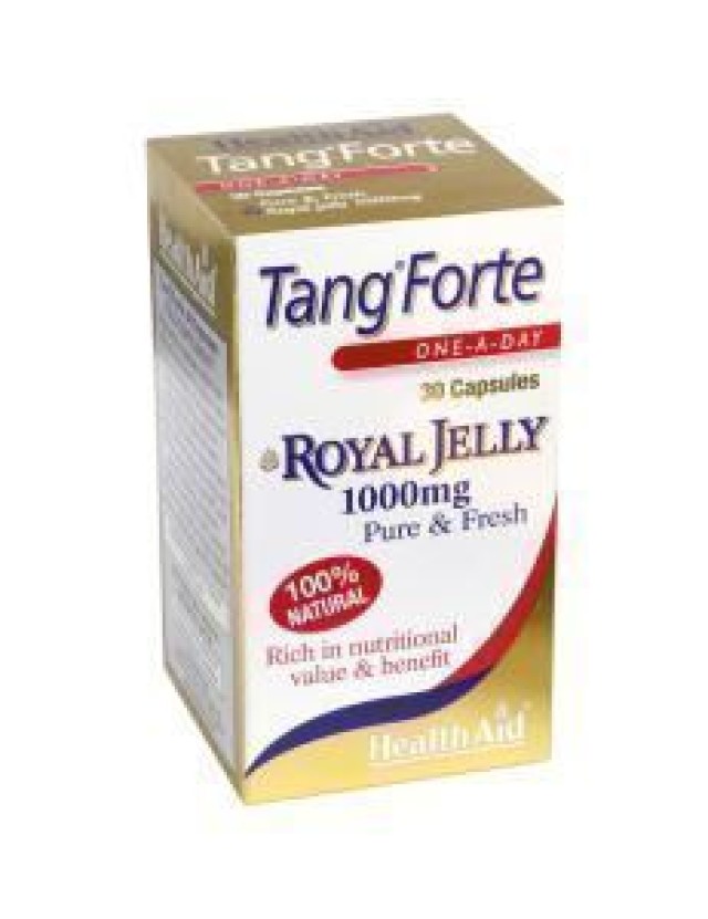 Health Aid Tang Forte Royal Jelly 1000mg Συμπλήρωμα Διατροφής με Βασιλικό Πολτό, 30caps