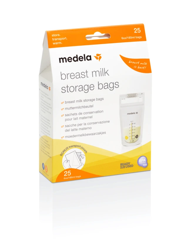 Medela Breast Milk Storage Bags, 25 Pieces