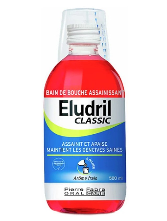 Elgydium Eludril Classic Στοματικό Διάλυμα για την Προστασία & Διατήρηση της Υγείας των Ούλων, 500ml