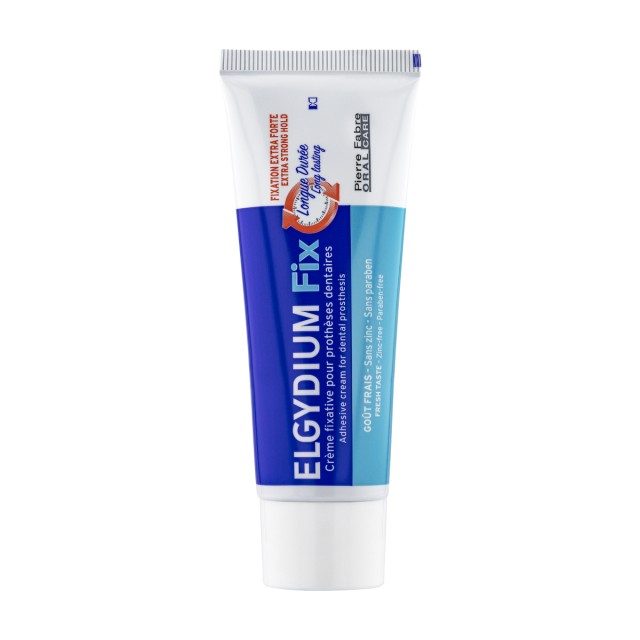 Elgydium Fix Extra Strong Hold Στερεωτική Κρέμα Για Τεχνητές Οδοντοστοιχίες, 45ml