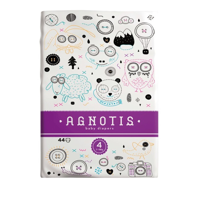 Agnotis Βρεφικες Πανες No4 (7-18 Kg) 44 Τεμάχια