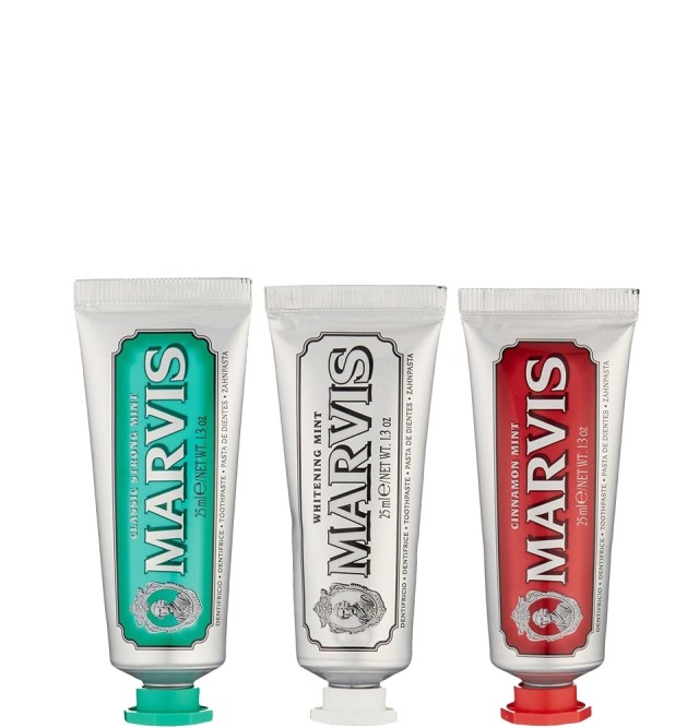 Marvis Toothpaste Travel with Flavour Box Οδοντόκρεμες Σε 3 Γεύσεις, 3x25ml