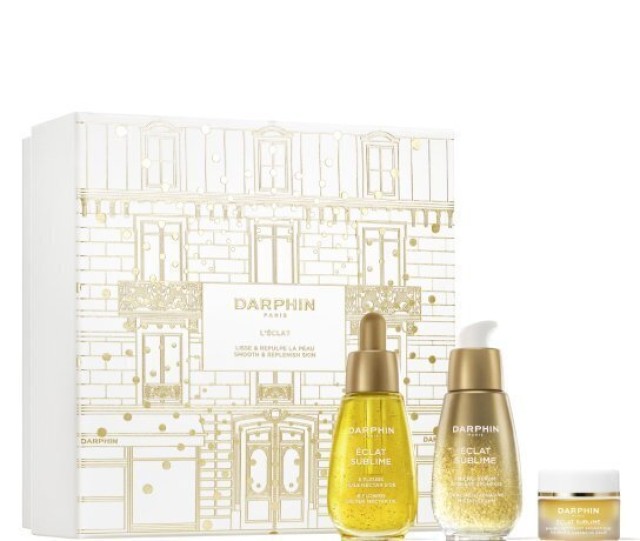 Darphin LEclat Promo Sublime 8-Flower Golden Nectar Έλαιο Αντιγήρανσης 30ml + Sublime Dual Rejuvenating Micro-Serum Υβριδικός Ορός Αντιγήρανσης 30ml + Sublime Aromatic Cleansing Balm Βάλσαμο για Καθαρισμό 5ml
