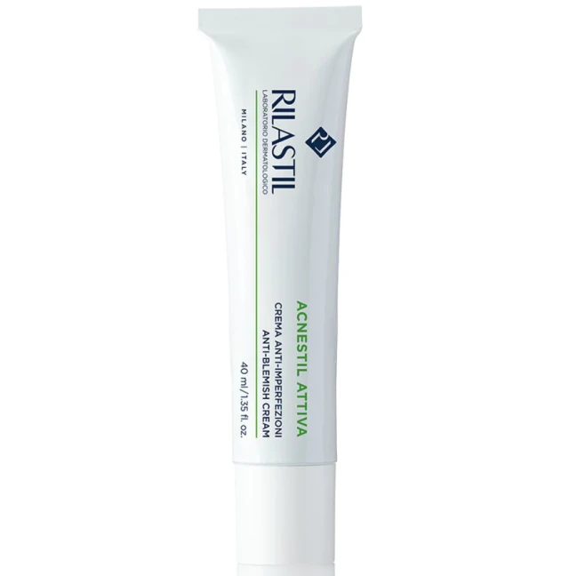 Rilastil Acnestil Attiva Cream Moisturizing Face Cream for Combination Skin...