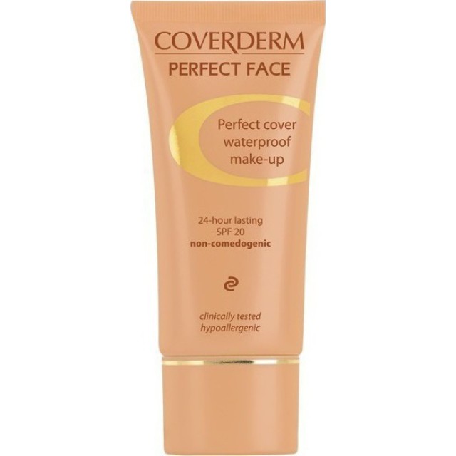 Coverderm Perfect Face Waterproof SPF20 Αδιάβροχο Make-Up Νο.08, 30ml
