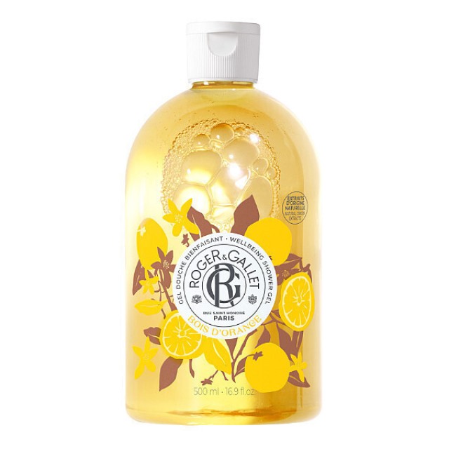 Roger & Gallet Bois DOrange Beneficial Shower Gel Αφρόλουτρο σε Gel, 500ml
