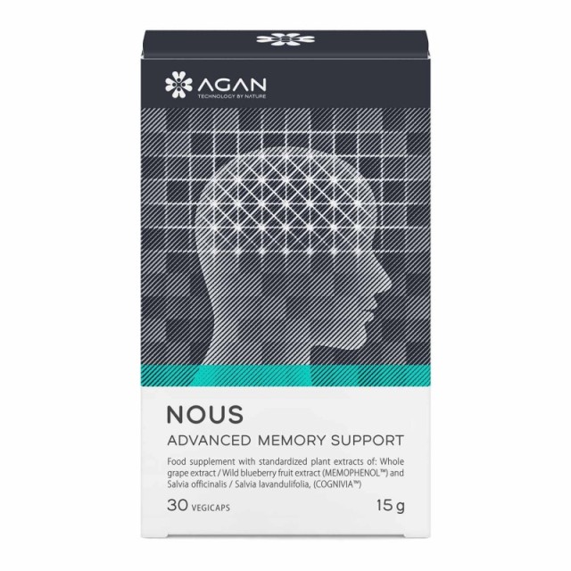 Agan Nous Advanced Memory Support Συμπλήρωμα Διατροφής Για Την Ενίσ...