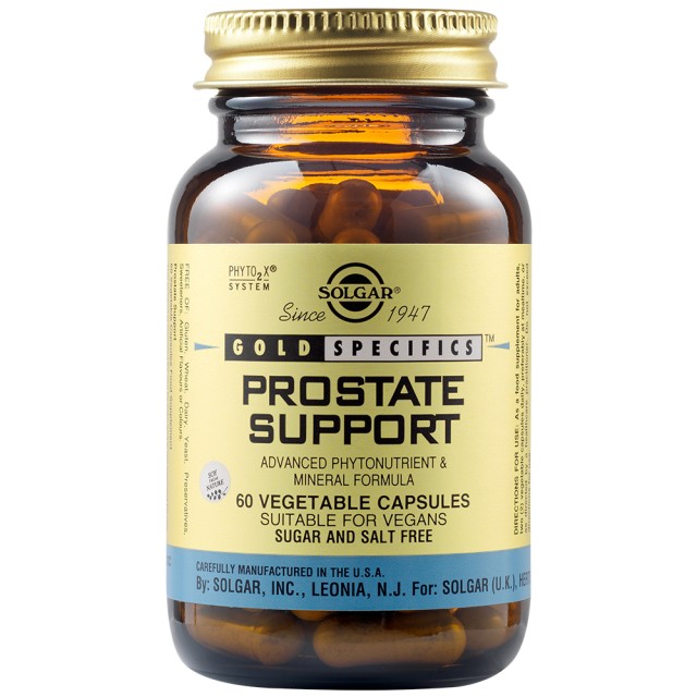 Solgar Prostate Support Για Το Προστάτη, 60 Κάψουλες