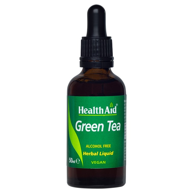 Health Aid Green Tea Liquid Συμπλήρωμα Διατροφής με Πράσινο Τσάι σε Υγρή Μορφή με Αντιοξειδωτική Δράση, 50ml