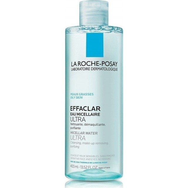 La Roche Posay Effaclar Micellar Water Ultra Νερό Καθαρισμού Για Λιπαρό - Ευαίσθητο Δέρμα Με Τάση Ακμής 400ml