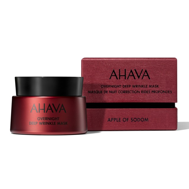 Ahava Apple of Sodom Overnight Deep Wrinkle Μάσκα Προσώπου Νυκτός για Νεότερη Όψη 50ml