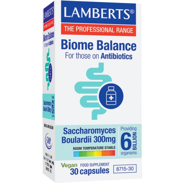 Lamberts Biome Balance for Those on Antibiotics, 30caps