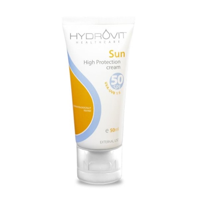Hydrovit Sun High Protect Cream Spf50 Αντιηλιακή κρέμα προσώπου και σώματος, 50ml