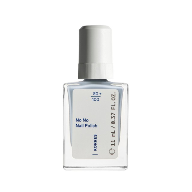 Korres No No Nail Polish 72 Pastel Blue Βερνίκι νυχιών, 11ml