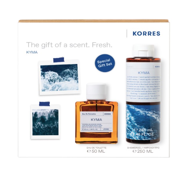 Korres Promo Σετ Περιποίησης για Άντρες Κύμα Eau De Toilette, 50ml + Αφρόλουτρο 250ml,