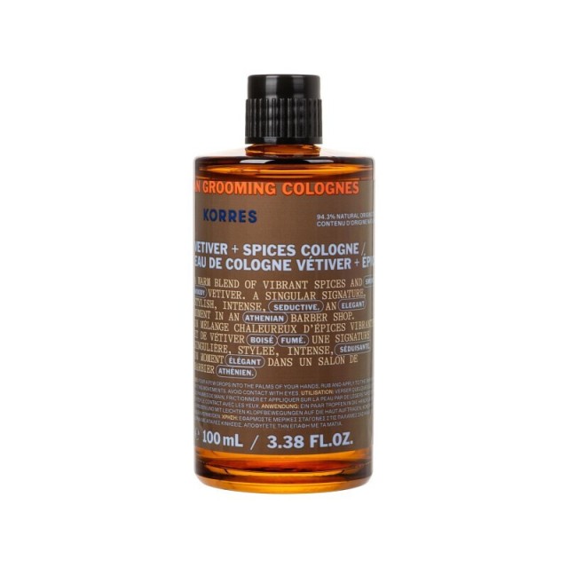 Korres After Shave Lotion Athenian Grooming Βέτιβερ και Μπαχαρικά, 100ml
