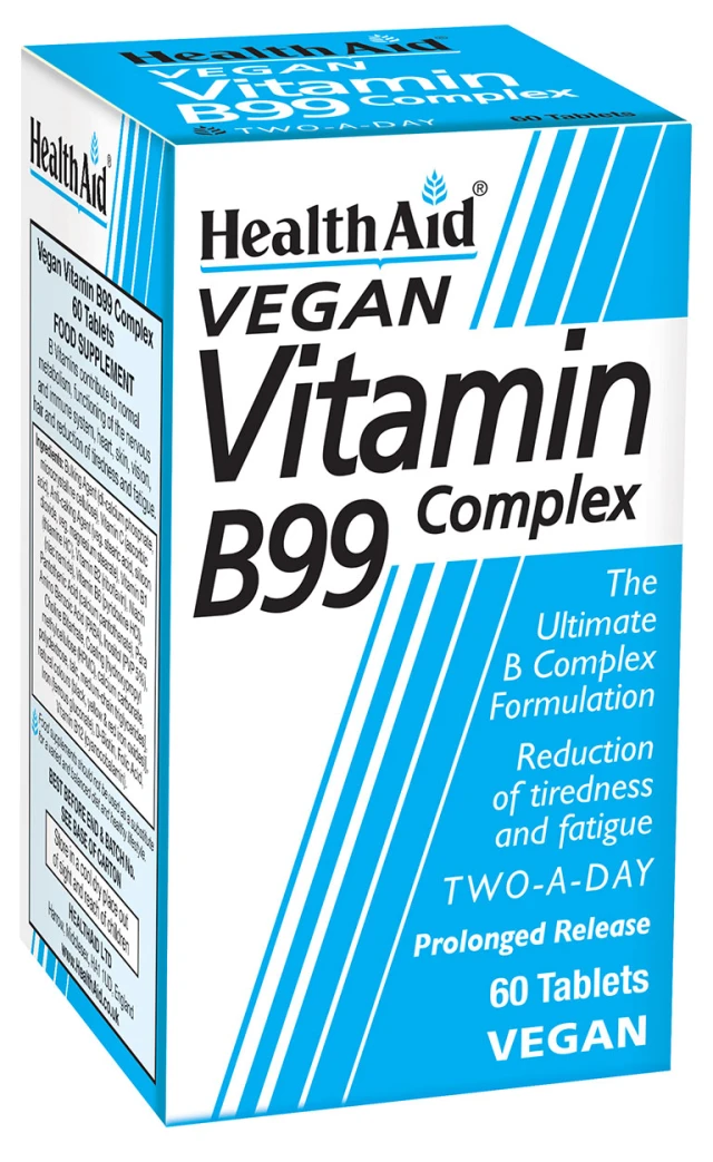Health Aid B99 Complex Prolonged Release Dietary Supplement with En...