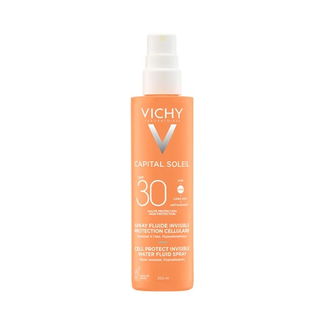 Vichy Capital Soleil Cell Protect Water Fluid Spray SPF30 Αντηλιακό...