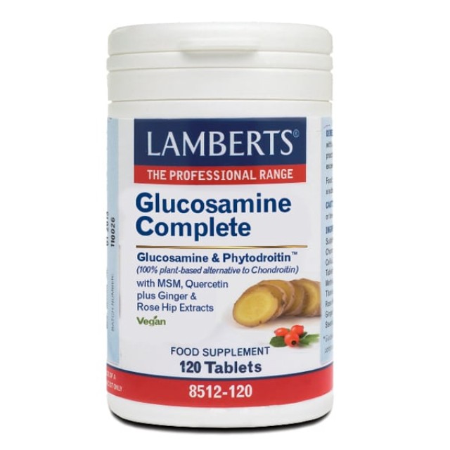 Lamberts Glucosamine Complete Για την Υγεία και Καλή Λειτουργία των Αρθρώσεων & των Συνδέσμων, 120 Ταμπλέτες