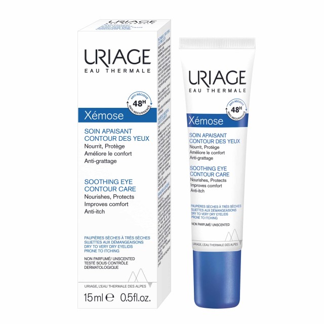 Uriage Xemose Eye Soothing Ενυδατική Κρέμα Ματιών Για Ξηρή Επιδερμίδα 15ml